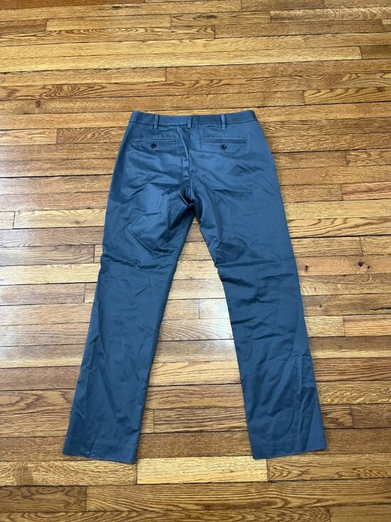 Bonobos Slim Fit Pants Men's Size 31x30 Gray Chino Workwear Flat Front - Picture 3 of 3